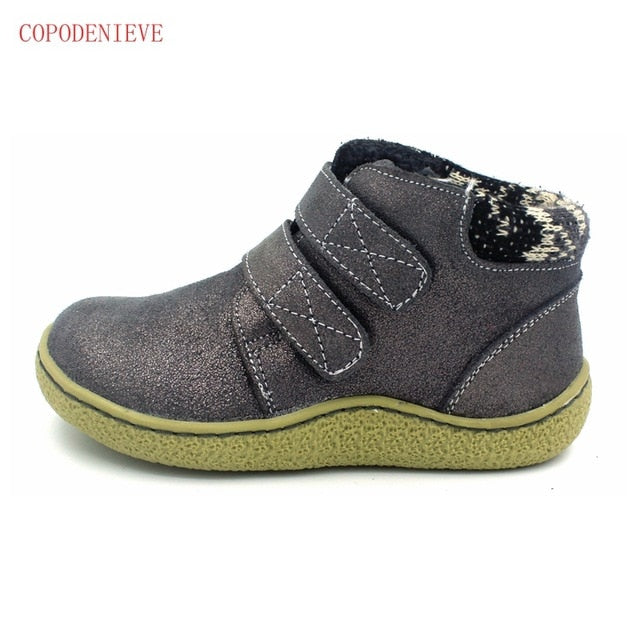 The winter of the children shoes