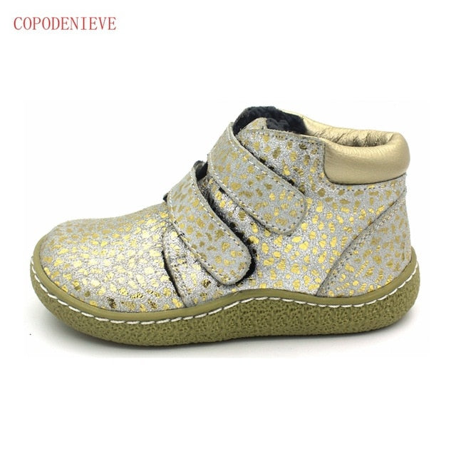 The winter of the children shoes