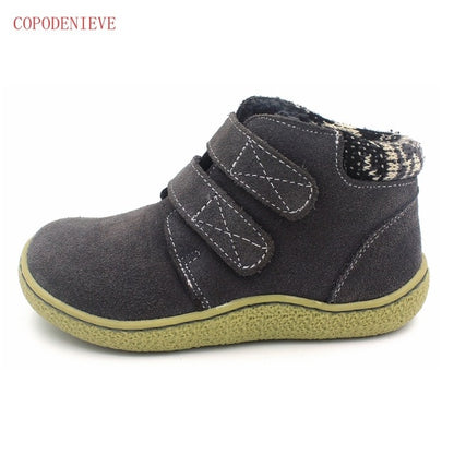 The winter of the children shoes