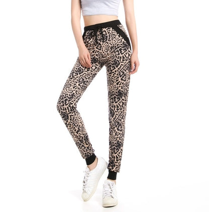 Camouflage Joggers Women High Waist Pocket Tight