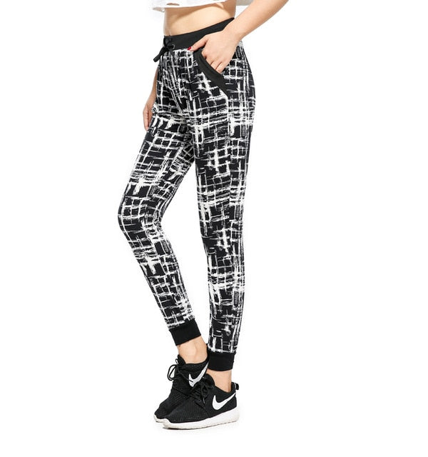 Camouflage Joggers Women High Waist Pocket Tight