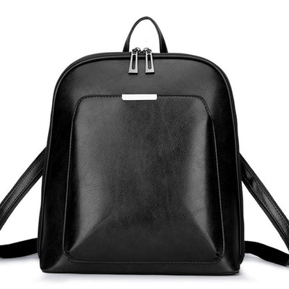 New Vintage Backpack Women High Quality pu Leather Travel Backpack Large Capacity School Bags for Girls mochila feminina