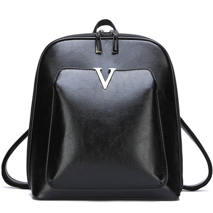 New Vintage Backpack Women High Quality pu Leather Travel Backpack Large Capacity School Bags for Girls mochila feminina