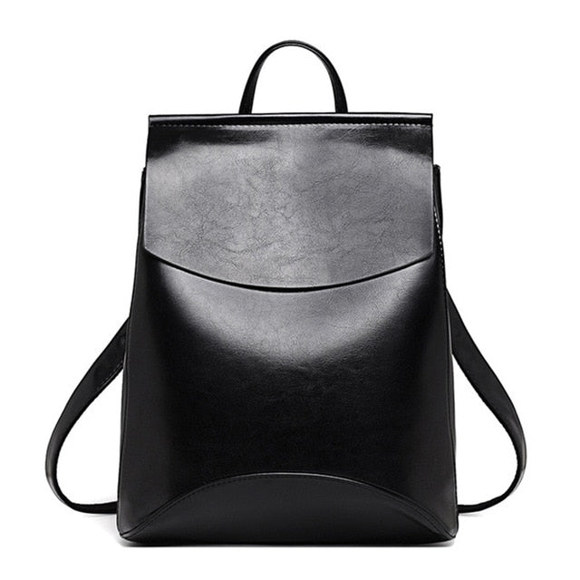 New Vintage Backpack Women High Quality pu Leather Travel Backpack Large Capacity School Bags for Girls mochila feminina