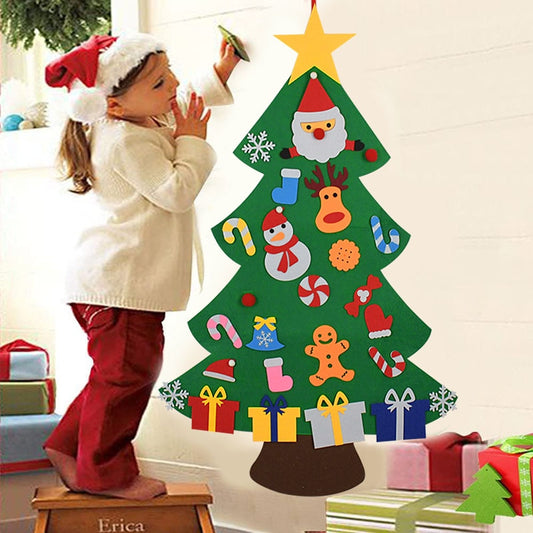 Kids DIY Felt Christmas Tree  Decoration