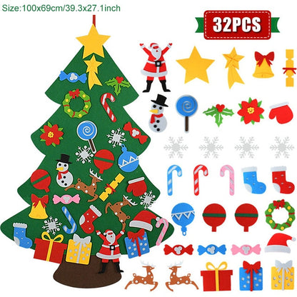 Kids DIY Felt Christmas Tree  Decoration