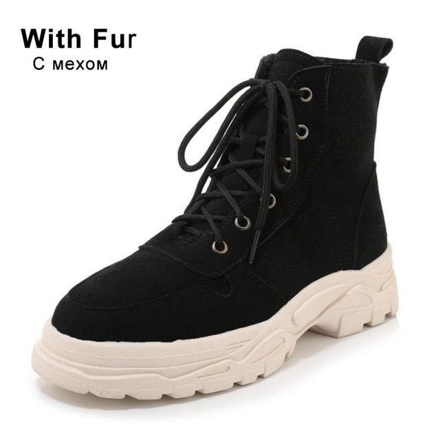 Taoffen Women Warm Ankle Boots