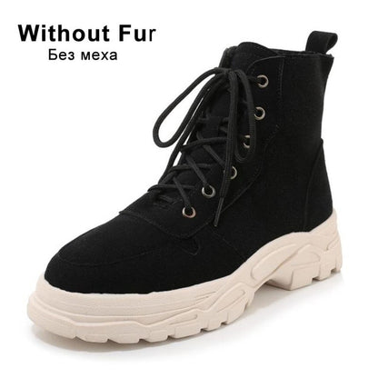 Taoffen Women Warm Ankle Boots