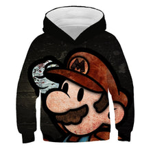 将图片加载到图库查看器，Fashion cute 3D print Super mario hoodie
