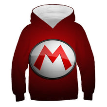 Charger l&#39;image dans la galerie, Fashion cute 3D print Super mario hoodie
