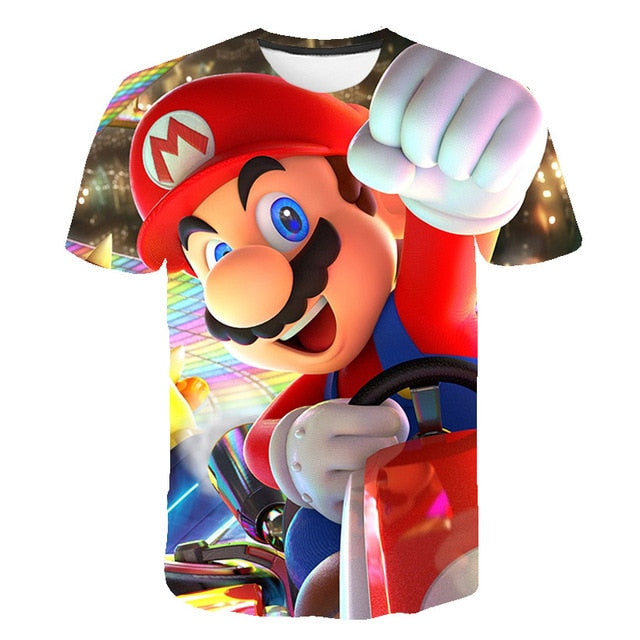 Fashion cute 3D print Super mario hoodie