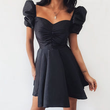 Load image into Gallery viewer, Elegant Black Dress Women Vintage Ladies Fit Flare Prom Party Night Formal Dress 2020 Retro Dresses Winter D30
