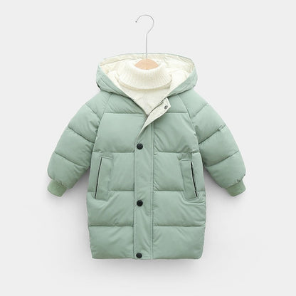 Cotton-padded Parka & Coats Thicken Warm Long Jackets