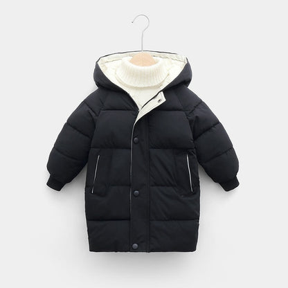 Cotton-padded Parka & Coats Thicken Warm Long Jackets