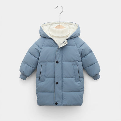 Cotton-padded Parka & Coats Thicken Warm Long Jackets