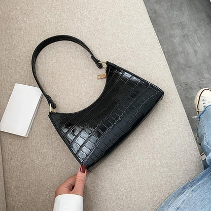 Retro Alligator Pattern Small Shoulder Bags