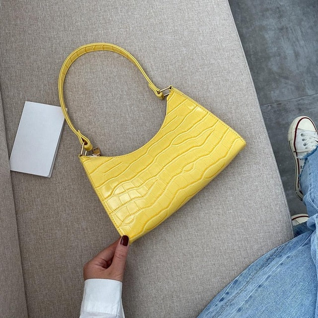 Retro Alligator Pattern Small Shoulder Bags