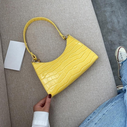 Retro Alligator Pattern Small Shoulder Bags
