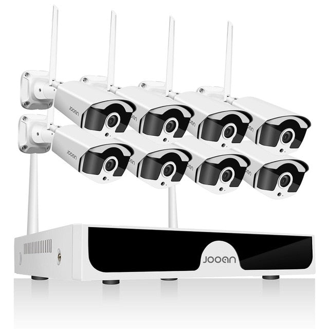 8CH NVR HD 3MP CCTV Camera System Audio Record Outdoor