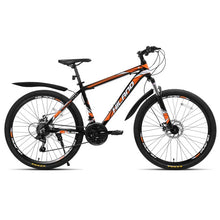 将图片加载到图库查看器，HILAND 26 inch 21 Speed Aluminum Alloy Suspension Bike Double Disc Brake Mountain Bike Bicycle with Service and Free Gifts
