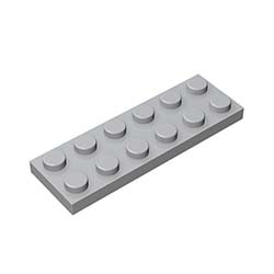 40pcs DIY Building Blocks Figures Thin Bricks 2x6 Dots 12Color Educational Creative Size Compatible With lego Toys for Children