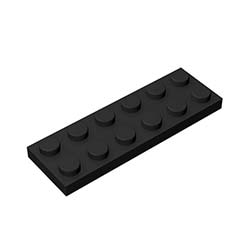 40pcs DIY Building Blocks Figures Thin Bricks 2x6 Dots 12Color Educational Creative Size Compatible With lego Toys for Children