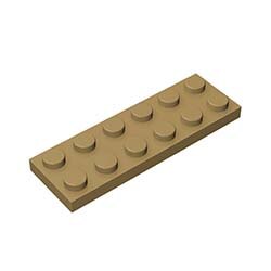 40pcs DIY Building Blocks Figures Thin Bricks 2x6 Dots 12Color Educational Creative Size Compatible With lego Toys for Children