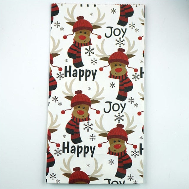 Snowflakes Candy Gift Bags Snowman Merry Christmas