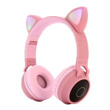 Load image into Gallery viewer, Cute Cat Bluetooth 5.0 Headset Wireless Hifi
