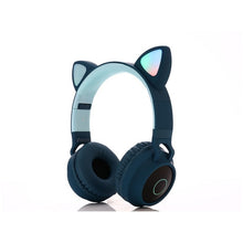 Load image into Gallery viewer, Cute Cat Bluetooth 5.0 Headset Wireless Hifi
