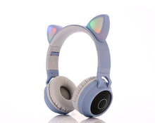 Load image into Gallery viewer, Cute Cat Bluetooth 5.0 Headset Wireless Hifi
