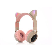 Load image into Gallery viewer, Cute Cat Bluetooth 5.0 Headset Wireless Hifi
