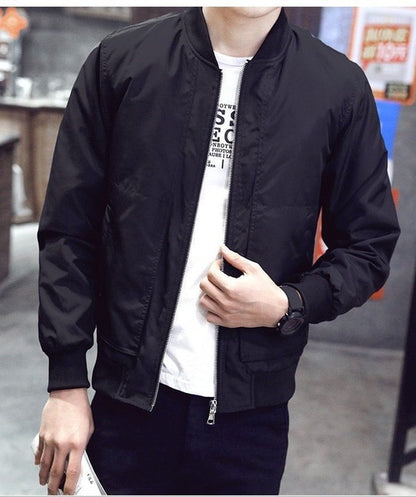 New Men's Windbreaker Bomber Jacket