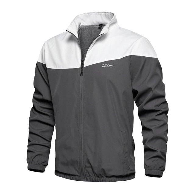 New Men's Windbreaker Bomber Jacket