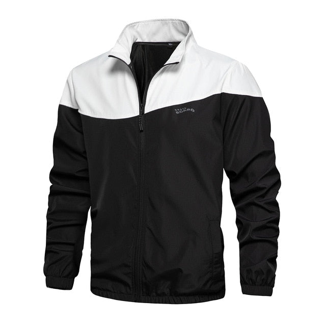New Men's Windbreaker Bomber Jacket
