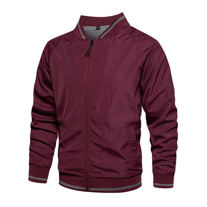 New Men's Windbreaker Bomber Jacket