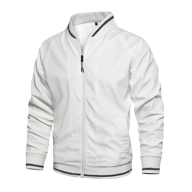 New Men's Windbreaker Bomber Jacket