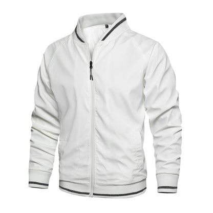 New Men's Windbreaker Bomber Jacket
