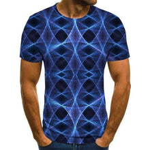 Charger l&#39;image dans la galerie, Summer Three-dimensional 3D vortex T-shirt Men Women Fashion 3D T Shirt Short Sleeve Harajuku Hip Hop Cute Tshirt
