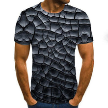 Cargar imagen en el visor de la galería, Summer Three-dimensional 3D vortex T-shirt Men Women Fashion 3D T Shirt Short Sleeve Harajuku Hip Hop Cute Tshirt
