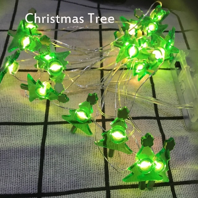 Wooden Merry Christmas Garland Wreath Decor