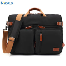 Load image into Gallery viewer, Handbag Business Briefcase Rucksack Convertible Backpack Laptop bag 15 17 17.3 inch Notebook Bag Shoulder Messenger Laptop Case
