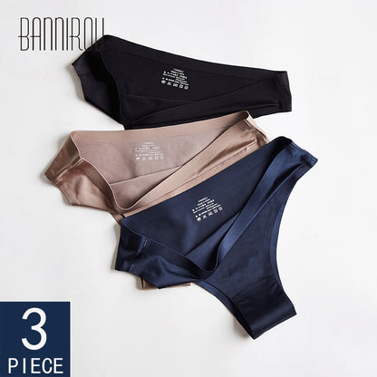 T-back G-string Thongs For Woman Ice Silk underwear