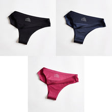 将图片加载到图库查看器，T-back G-string Thongs For Woman Ice Silk underwear
