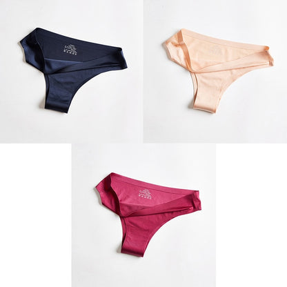 T-back G-string Thongs For Woman Ice Silk underwear