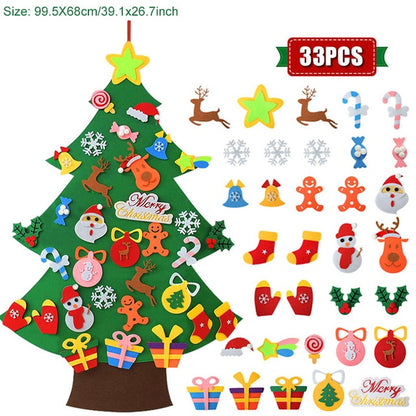 Kids DIY Felt Christmas Tree  Decoration