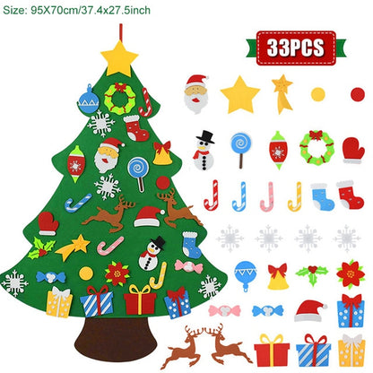 Kids DIY Felt Christmas Tree  Decoration