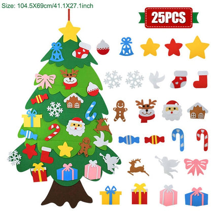 Kids DIY Felt Christmas Tree  Decoration