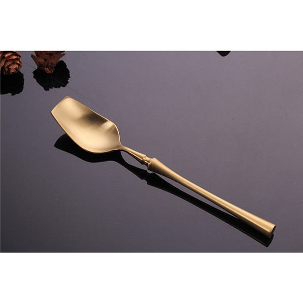Stainless Steel Cutlery Set Gold Dinnerware Set