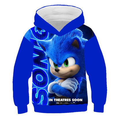 Boys Hoodie Sweatshirt Sonic the Hedgehog Clothes